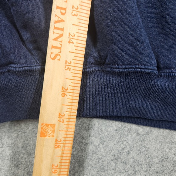 Vintage Russell Athletic Hoodie Mens XXL Blue Boxy 90s Mexico Blank - Picture 5 of 11